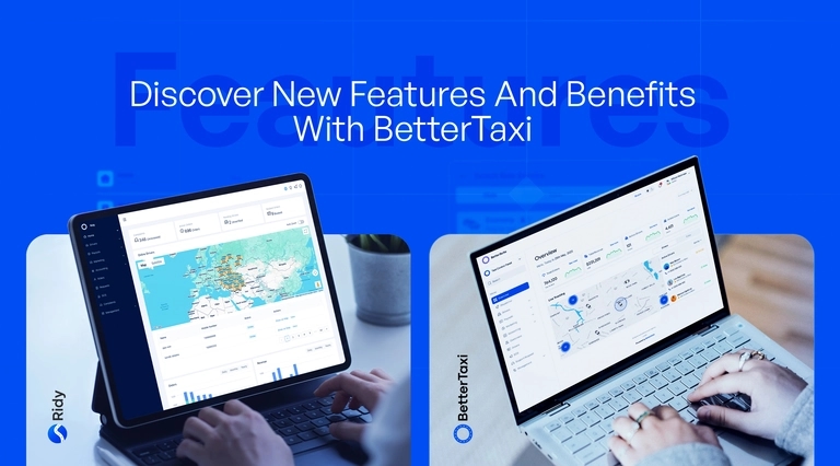 BetterTaxi Dashboard Features vs. Old Ridy Dispatch Software