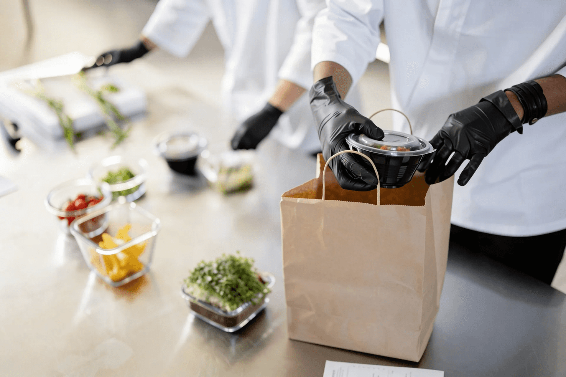Restaurant packaging orders