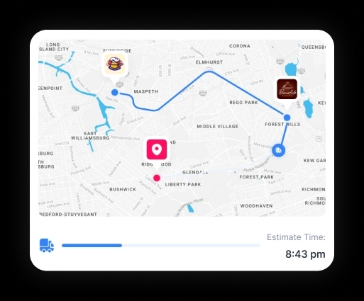 Live Order & Driver Tracking