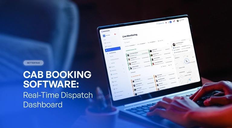 Taxi Cab Dispatch Software Dashboard for Drivers and Fleets