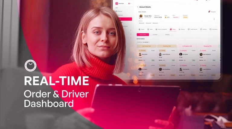 Order Tracking System Software Admin Dashboard