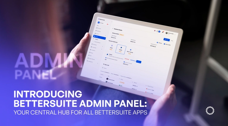 BetterSuite Admin Panel Interface for Managing On Demand Services