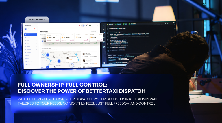 BetterTaxi Taxi Cab Dispatch Software Admin Panel