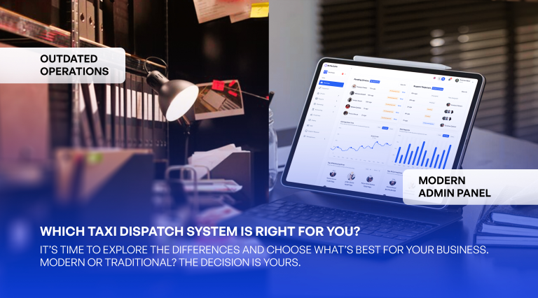 Modern Taxi Cab Dispatch Software vs Traditional Office Setup