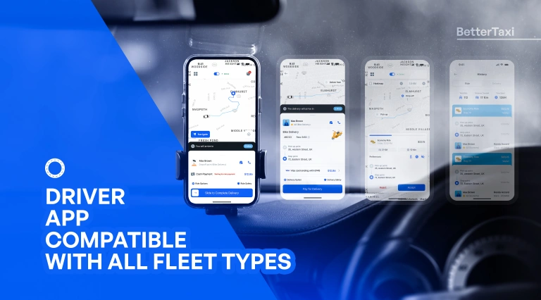 Driver App for Universal Taxi Dispatch – All Fleet Types