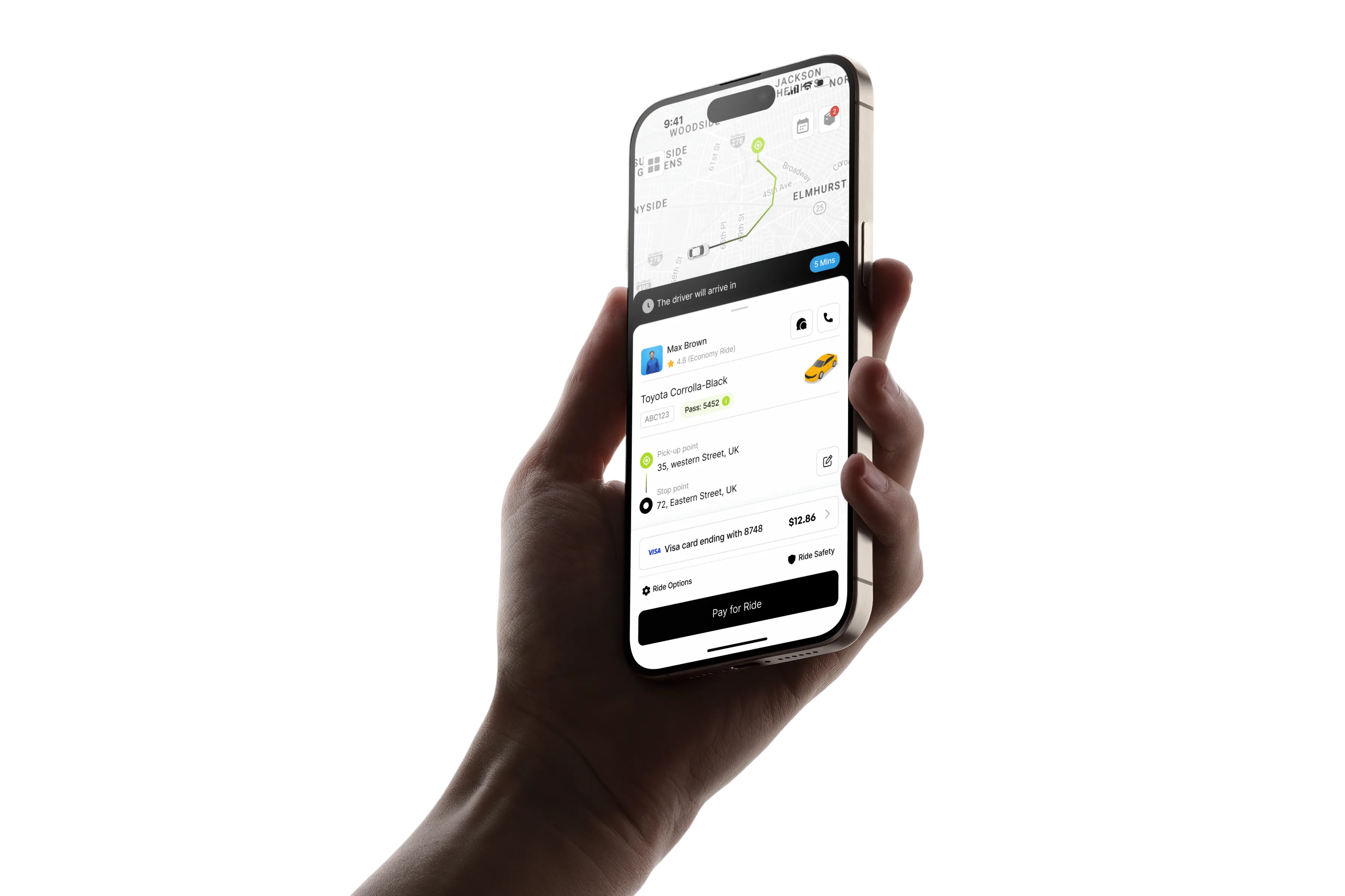 BetterTaxi app preview