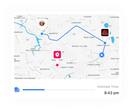 Live Order & Driver Tracking